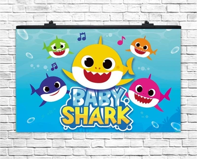 Плакат Тематический | Baby Shark