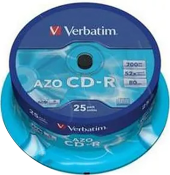 Verbatim CD-R 52x 700MB 25 шт (23942433521)