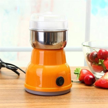 Електрична кавомолка 150вт Domotec MS 1406 Домашня кавомолка Помаранчева