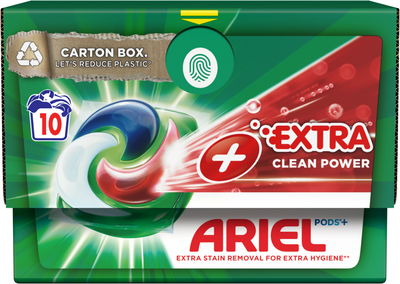 Kapsułki do prania Ariel Pods All-in-1 + dodatkowa moc czyszczenia 10 sztuk (8001090803412)