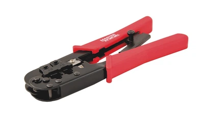 Клещи для обжима штекеров MASTERTOOL RJ11, RJ12, RJ45 витая пара/телефон 75-2243 AMS495
