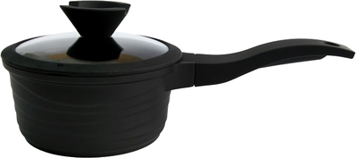 Ковш алюминиевый Lessner Black Pro New с антипригарным покрытием D=16 см 1.3 л (55872-16)