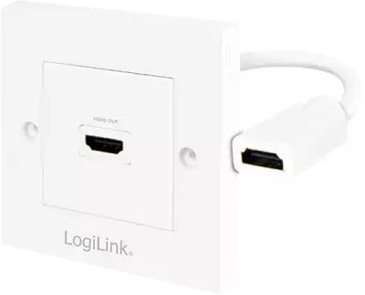 Роз'єм HDMI Logilink з втулкою (AH0014) (4052792008272)