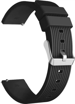 Ремешок Line Силиконовый (20мм) Black (07818-2B)