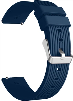 Ремінець Line Силіконовий (20мм) Dark Blue (07818-5D)