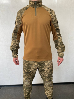 Тактическая форма CoolMax (убакс + штаны) со вставками пиксель-койот S
