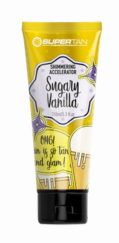 Крем для загара в солярии Supertan Sugary Vanilla с тирозином, маслом какао и экстрактом ванили