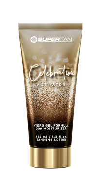 Крем активатор для загара в солярии Supertan Celebration для естественного оттенка с омолаживающим эффектом