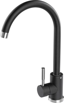 Смеситель кухонный GRANADO Elche Lux Black Shine GZ0101L
