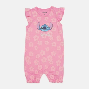 Детский летний комбинезон для девочки Disney Stitch DIS LIS 51 05 B239 92 см Розовый (5904009174579)