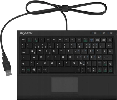 Клавиатура проводная Keysonic ACK-3410 USB Black (ACK-3410(US))
