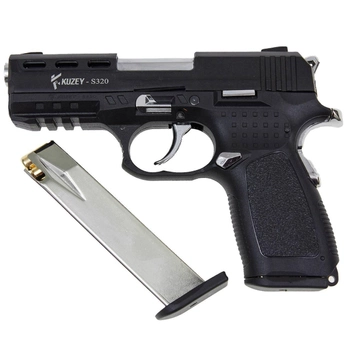 Стартовый пистолет KUZEY S-320#3 Black/Black Grips