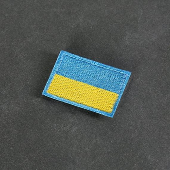 Шеврон липучка с флагом Украины тактический для охраны и силовых структур 5859 (OPT-351)