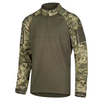 Рубашка тактическая полевая износостойкая летне-весенняя рубашка KOMBAT (XXXL) ММ14/Олива (OPT-27601)
