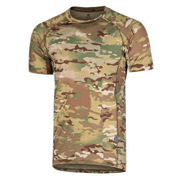Футболка мужская тактическая полевая повседневная футболка для спецсужб (M) Multicam (OPT-9331)