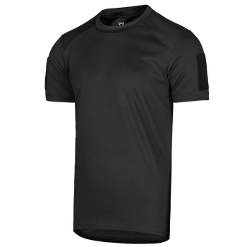 Футболка мужская тактическая полевая повседневная футболка для спецсужб (L) Черный (OPT-6561)