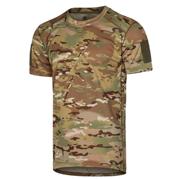 Футболка мужская тактическая полевая повседневная футболка для спецсужб (XL) Multicam (OPT-8341)