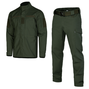 Костюм тактичний польовий зносостійкий дихаючий костюм для рибальства та полювання XXXL Олива (OPT-43191)