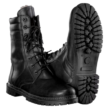 Берці тактичні польові полегшені черевики з вентиляцією для силових структур KOMBAT Чорний 39 (OPT-12801)
