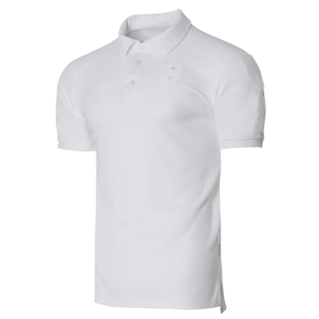 Поло тактическое мужское повседневная дышащая футболка для силовых структур KOMBAT XXL Белый (OPT-3961)