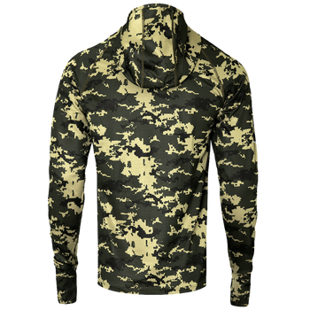 Лонгслив тактичечкий мужская футболка с длинным рукавом для спецслужб XXXL Ua Digital Woodland (OPT-6901)