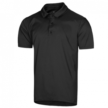 Поло футболка тактическая полевая повседневная футболка для силовых структур XXL Черный (OPT-7681)