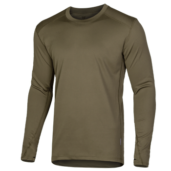Лонгслив тактичечкий мужская футболка с длинным рукавом для силовых структур M Олива (OPT-8561)