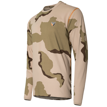 Лонгслів тактичний універсальний повсякденна футболка для занять спортом Desert 3 Color XXL (OPT-5261)