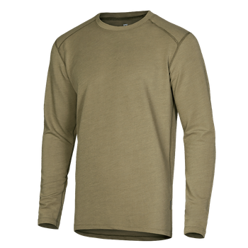 Лонгслив тактический универсальный повседневная футболка для охоты рыбалки и занятий спортом XL Хаки (OPT-32641)