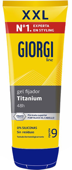 Żel do włosów Giorgi Line Absolute Titanium Gel Fijador Indestructible N9 240 ml (8411135006362)
