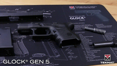 Килимок TekMat для чищення зброї Glock Gen5