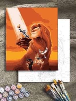 Картина за номерами Король лев (АМ-0233) 40*50 см Millennium