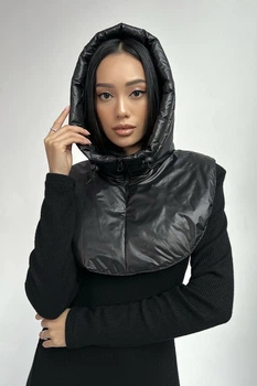 Зимний капор Jadone Fashion Лье черный