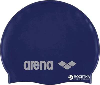 Шапка для плавания Arena CLASSIC SILICONE синий Уни OSFM 91662-071