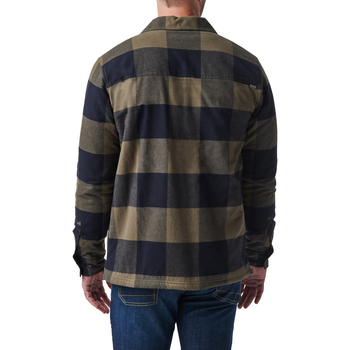 Куртка тактична демісезонна 5.11 Tactical Seth Shirt Jacket Ranger Green Plaid 2XL (78042-811)