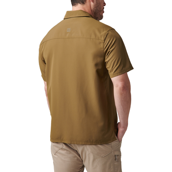 Сорочка тактична 5.11 Tactical Marksman Utility Short Sleeve Shirt Field green XL (71215-206)