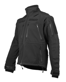 Куртка демісезонна Sturm Mil-Tec Softshell Plus Black S (10859002)