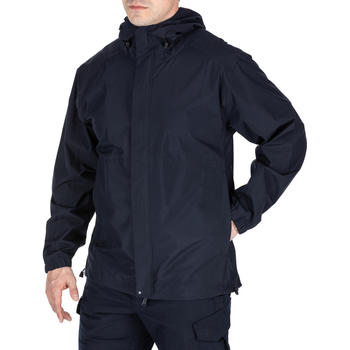 Куртка штормова 5.11 Tactical Duty Rain Shell Dark Navy L (48353-724)