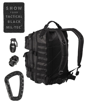 Рюкзак тактичний Sturm Mil-Tec US ASSAULT PACK LG TACTICAL Black 36 l (14002288)