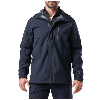 Куртка штормова 5.11 Tactical Force Rain Shell Jacket Dark Navy 2XL (48362-724)
