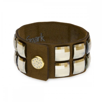 Браслет Spark з Алькантара зі Swarovski B249322BRGS