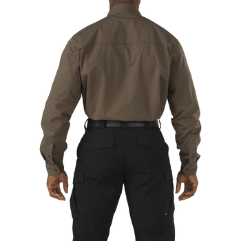 Сорочка тактична 5.11 Tactical STRYKE LONG SLEEVE SHIRT Tundra 2XL (72399-192)