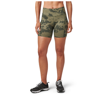 Шорти тренувальні 5.11 Tactical PT-R Eliza Short Ranger Green Camo L (67012-419)