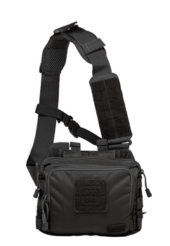 Сумка тактична для прихованого носіння зброї 5.11 Tactical 2-Banger Bag Black 10x24x7.5 (56180-019)