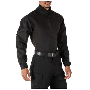 Сорочка тактична під бронежилет 5.11 Tactical Rapid Assault Shirt Black XL (72194-019)