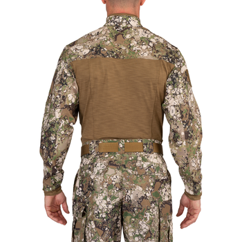 Сорочка тактична під бронежилет 5.11 Tactical GEO7 Rapid Half Zip Shirt Terrain XL (72415G7-865)