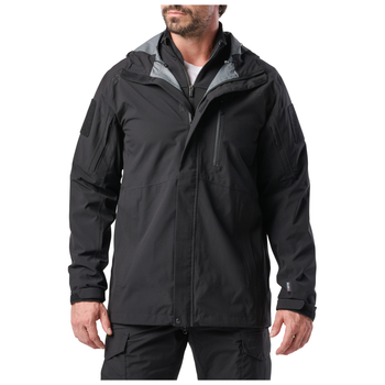 Куртка штормова 5.11 Tactical Force Rain Shell Jacket Black S (48362-019)