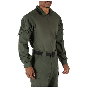 Сорочка тактична під бронежилет 5.11 Tactical Rapid Assault Shirt TDU Green XS (72194-190)