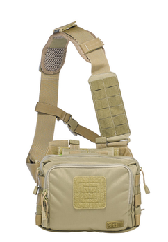 Сумка тактична для прихованого носіння зброї 5.11 Tactical 2-Banger Bag Sandstone 10x24x7.5 (56180-328)