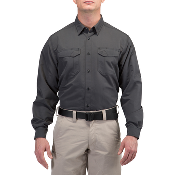 Сорочка тактична 5.11 Tactical Fast-Tac Long Sleeve Shirt Charcoal 2XL (72479-018)